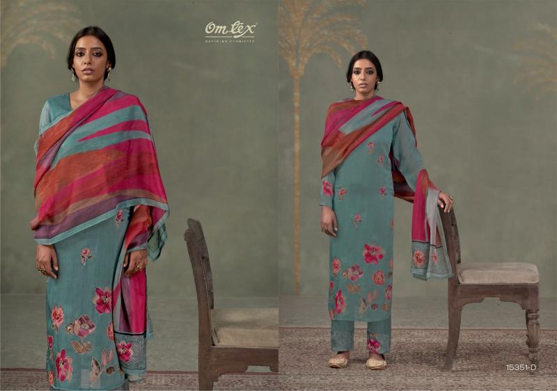 Omtex ferisha wholesale salonki dress material